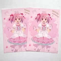 魔法少女まどか☆マギカ ローソンコラボ オリジナルクリアファイル 2点セット