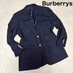 バーバリーズ　紺ブレ　ブレザー　ジャケット　ネイビー　金ボタン　2ボタン　L位