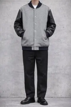 90s スタジャン 古着 メルトン