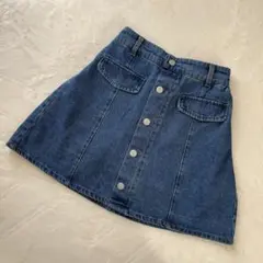 PINK-latte デニムスカート 160cm
