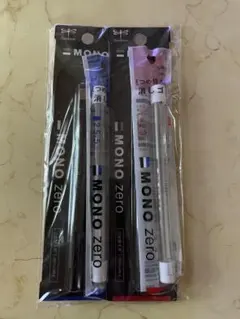 トンボ（Tombow）MONO ZERO ホルダー消しゴム&つめ替え用×2セットのサムネイル