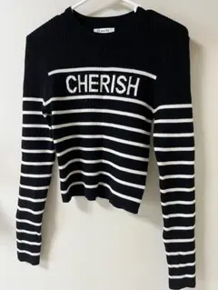 INGNI リブニット　ボーダー　CHERISH