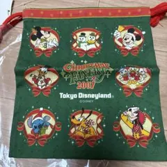 東京ディズニーランド クリスマスファンタジー 2007 巾着