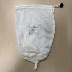 UNIQLO ULTRA LIGHT DOWN 圧縮袋 ホワイト