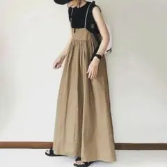 サロペットキャミソールロングワンピのサムネイル