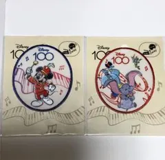 ディズニー　100 ワッペン　アイロン　シール　ダンボ　ミッキー　セット