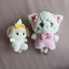 mikko ムース スフレ ぬいぐるみキーホルダー マスコットキーホルダー