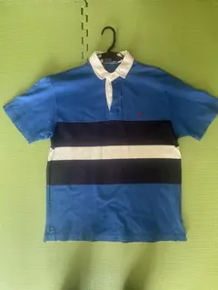ストライプデザイン ポロシャツ
