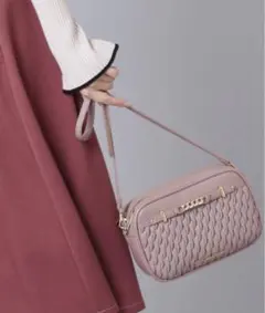 ジルバイジルスチュアート パフィーポシェット スモークピンク