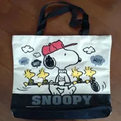 スヌーピー トートバッグ　大容量