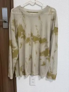 Dazy Mサイズ シアー　タイダイ柄長袖Tシャツ