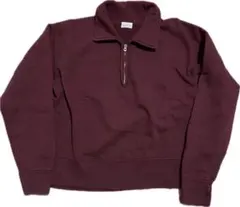 バーガンディ パーカー