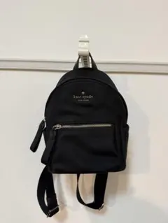 極美品】kate spade NewYork ミニリュック ナイロン ブラック ケイト