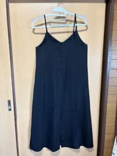 GUブラック キャミワンピース M