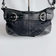 Coach F19731 Park Signature Demi 肩掛け 黒 - メルカリ