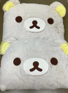 リラックマ　シャーベット　ぬいぐるみ　枕　クッション　２個セット　美品　レア 2026年最新】リラックマシャーベットの人気アイテム - メルカリ