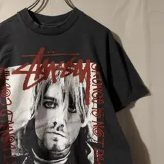 Stussy x Nirvana Kurt Cobain Tシャツ L - メルカリ