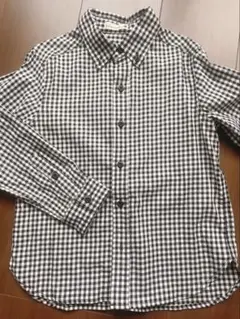 ブランシェス ギンガムチェックシャツ 120