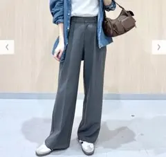 GU タックワイドパンツ 補正済 股下65cm