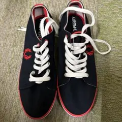 FRED PERRY スニーカー SB6259U ブラック レッドのサムネイル