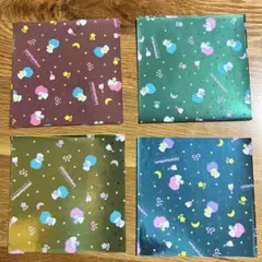 未使用品】キキララ リトルツインスターズ 半透明 折り紙 希少 昭和