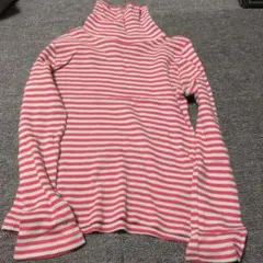 プチバトー 長袖カットソー 110cm ピンク　綿100%