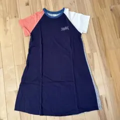 X-girl ラグランスリーブ Tシャツドレス