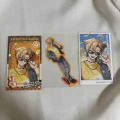 にじさんじ　三ミ一体　伏見ガク　ステッカー　チェキ風カード