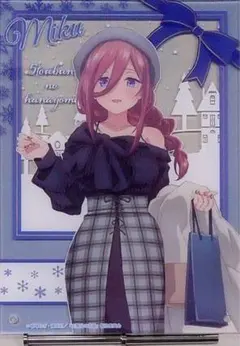 中野三玖アクリルアートパネルきゃらっとくじ五等分の花嫁WinterDating