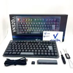 【美品】エレコム V-custom VK520LL ゲーミングキーボード　赤軸