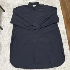 Marvine Pontiak shirt makers ロングシャツ ネイビーのサムネイル