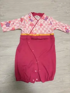 【送料込】ベビー 袴　ロンパース50〜70㎝