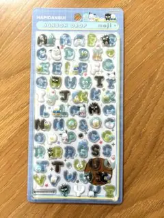 新作⭐︎BONBON DROP はぴだんぶい　アルファベットシール moji