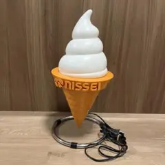 【汚れあり】日世ソフトクリーム ディスプレイ ニッセイ ソフトクリーム ライトスタンド NISSEI 看板