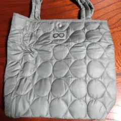 モスグリーン キルティング トートバッグ