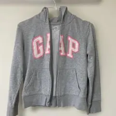 GAP Kids グレー フルジップパーカー L