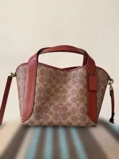 Coach ショルダーバッグ ブラウン/ベージュ