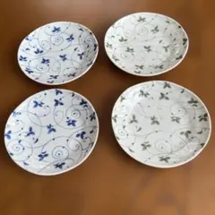 唐草模様 皿 4枚セット