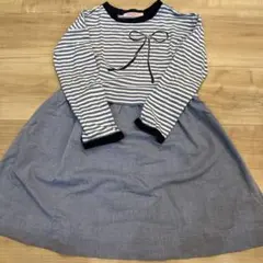 ファミリア　長袖ワンピース　120