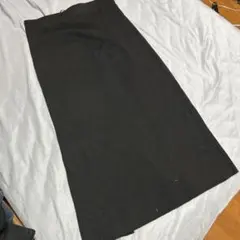 UNIQLO リブ編み ブラック タイトスカート M