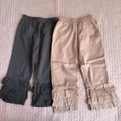 soft chees しまむら　フリルズボン　110㎝