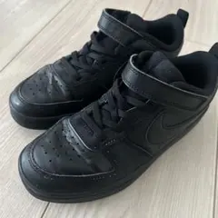 専用! Nike コート ボロー LOWスニーカー オールブラック　ベルト付き