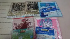 ひ*9様 ワンピース 一番くじ タオル 5枚