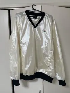 アイボリー Vネック BLOOD SHIFT ウィンドブレーカー