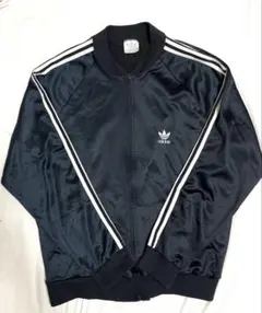 レア【USA製／XLサイズ】美品 80s adidas ATP ジャージ 黒白