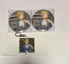 ヒプマイ　伊弉冉一二三　HMB 缶バッジ、アクキー