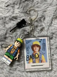 ストレンジャー•シングス ダスティン ミニフィグ じゃらじゃら キーホルダー