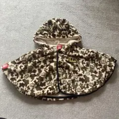 BABY DOLL 迷彩柄 フード付きポンチョ　耳付　くま　かわいい