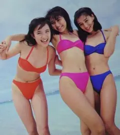 ☆1999cdma oneレースクイーン☆田村あかね☆水着☆ワイド四ツ切写真1