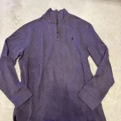 Polo by Ralph Lauren パープル ハーフジップトレーナー